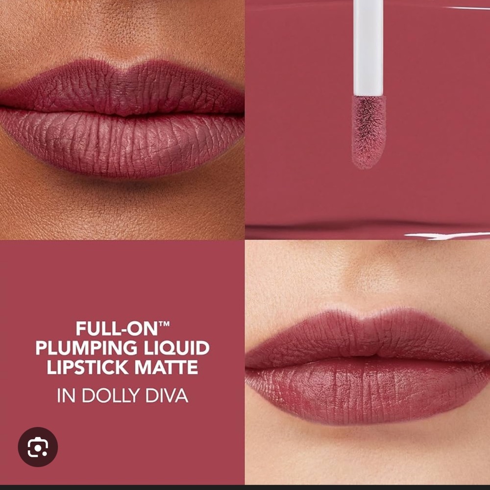 Buxom Dolly Diva matte FULL-ON™ PLUMPING LIP CREAM liquid lipstick